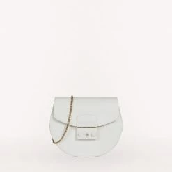 Budget ❤️ Furla Metropolis Crossbody Mini White for 👩 women 😉