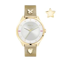 Top 10 ⌛ Furla 👩 Women's Pin Silver Dial Stainless Steel ⌚ Watch 🧨