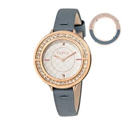 Buy ✔️ Furla 👩 Women's Club White Dial Calfskin Leather ⌚ Watch 🎁