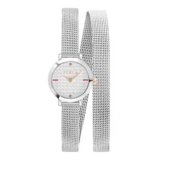 Discount 👏 Furla 👩 Women's Vittoria Silver Dial Stainless Steel ⌚ Watch ❤️