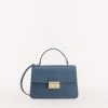 Cheapest 🛒 Furla Bella Top Handle S Blue for 👩 women 💯