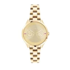 Deals 😍 Furla 👩 Women's Metropolis Gold Dial Stainless Steel ⌚ Watch 🔥