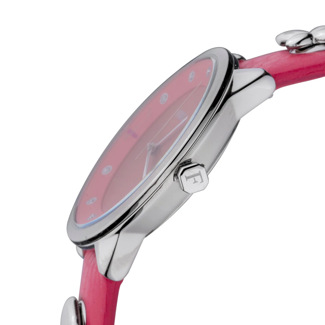 Best deal 🤩 Furla 👩 Women's Pin Pink Dial Calfskin Leather ⌚ Watch 🎁 2 Best deal 🤩 Furla 👩 Women's Pin Pink Dial Calfskin Leather ⌚ Watch 🎁 - Image 2