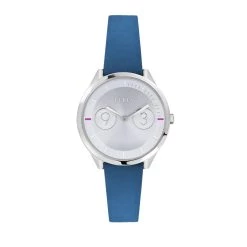 Best Pirce ✔️ Furla 👩 Women's Metropolis Silver Dial Calfskin Leather ⌚ Watch 🛒