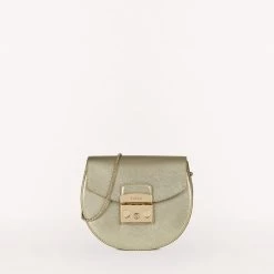 New 🎉 Furla Metropolis Mini Crossbody Metallic for 👩 women 🤩